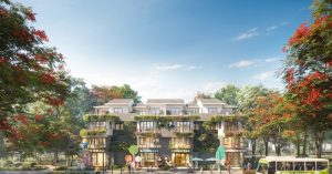 Nhà phố thương mại dưới hàng phượng đỏ tại phân khu Rừng Phượng, Eco Retreat
